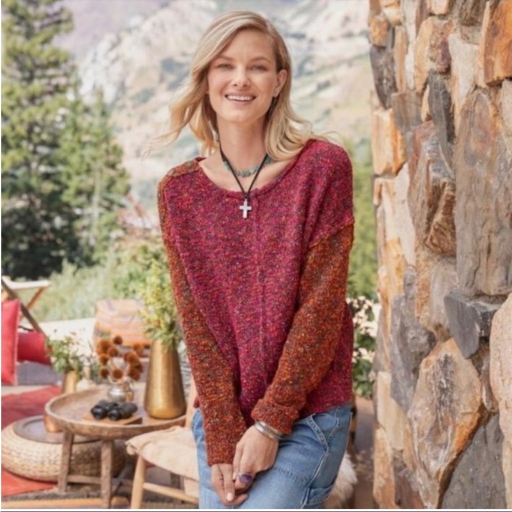 Sundance Sunset Dreams wool blend sweater size M